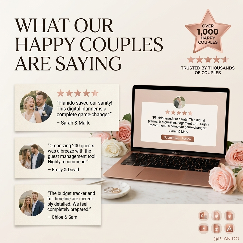 Wedding Planner Spreadsheet Google Sheet Bride Planner | Guest List | Wedding Budget 2026